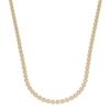Gargantilha Riviera Choker Zircônia Foheado em Ouro 18k